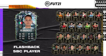 Fifa 21 javier hernandez flashback sbc solution