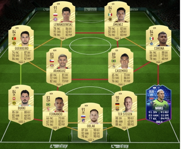 Fifa 21 pl potm bruno fernandes 88 rated squad
