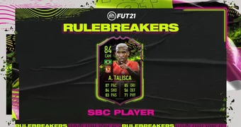 Fifa 21 rulebreakers anderson talisca sbc