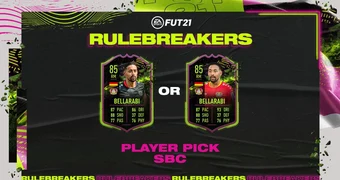 Fifa 21 rulebreakers karim bellarabi sbc