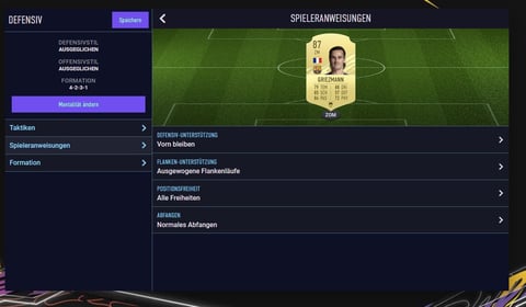 Fifa 21 zom spieleranweisungen