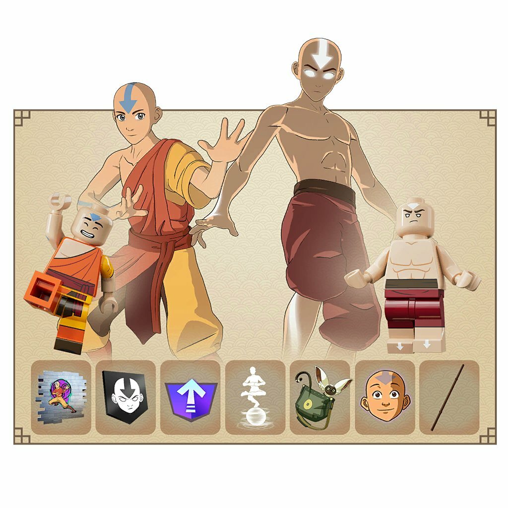 Fortnite x Avatar — The Last Airbender: все скины, косметика и цены