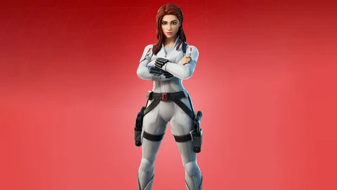 Fortnite black widow snow suit