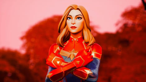 Fortnite captain marvel