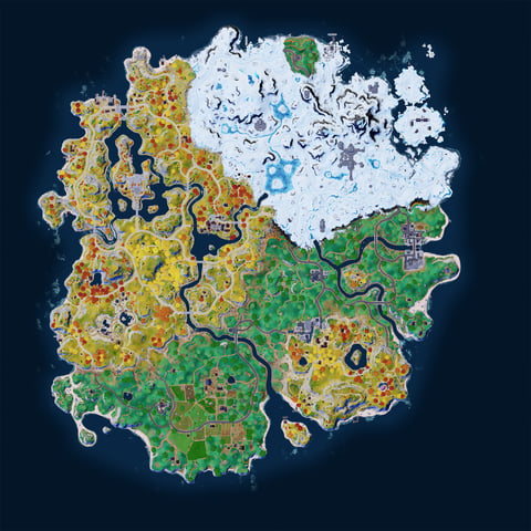 Fortnite chapter 4 season 1 map