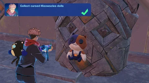 Fortnite collect cursed meowscles dolls