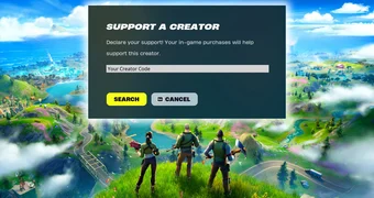 Fortnite creator code