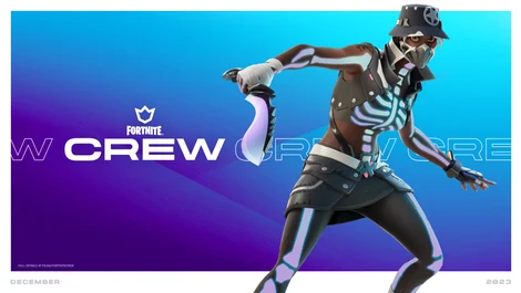 Fortnite crew december skull scout