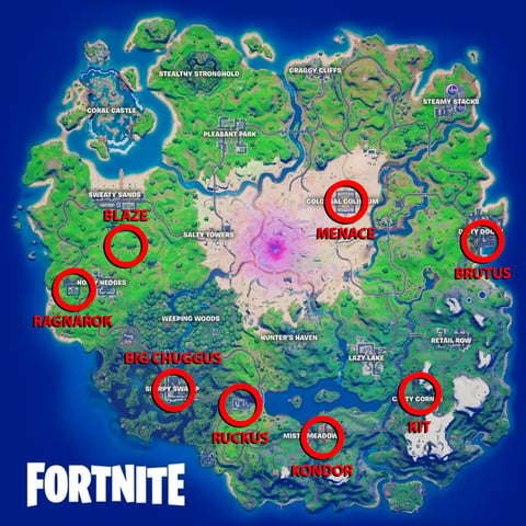 Fortnite dueling map