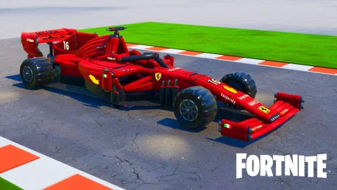 Fortnite f1 car ferrari