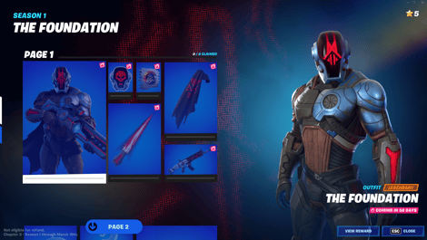 Fortnite foundation skin most played