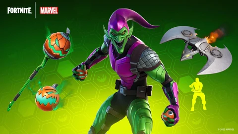 Fortnite green goblin skin