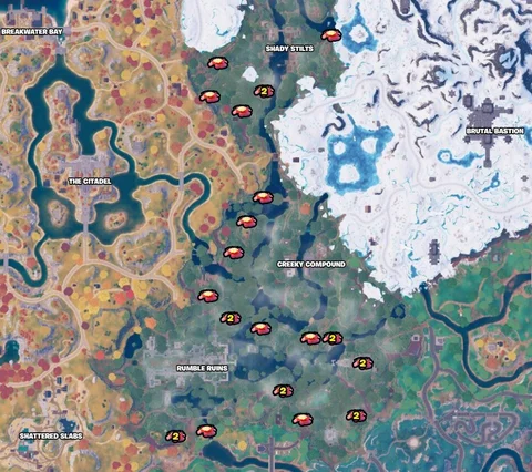 Fortnite hop flower locations