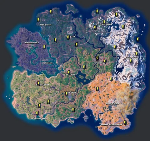 Fortnite midas vending machine locations