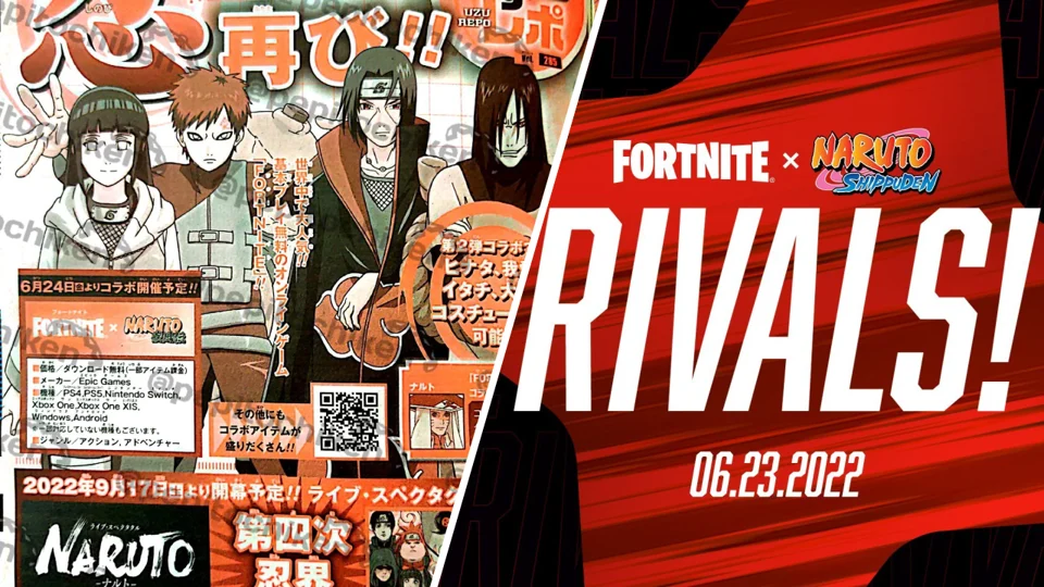 Naruto Characters are Coming to Fortnite - GamerBraves