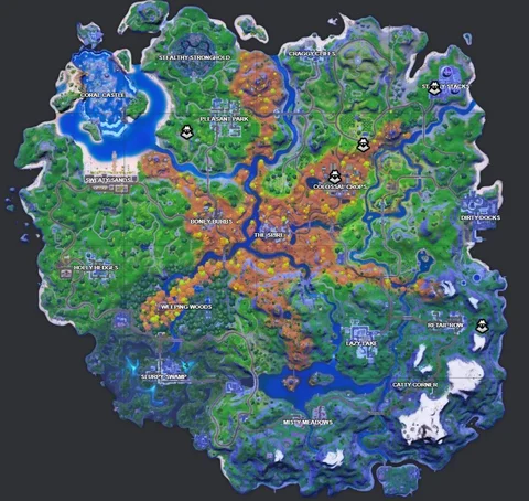 Fortnite objekttarung npc location