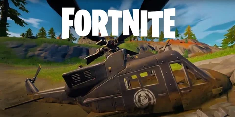 Fortnite schwarzer helikopter