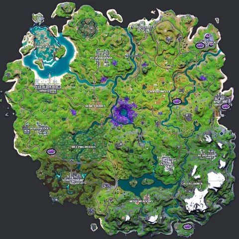 Fortnite season 7 ufo locations