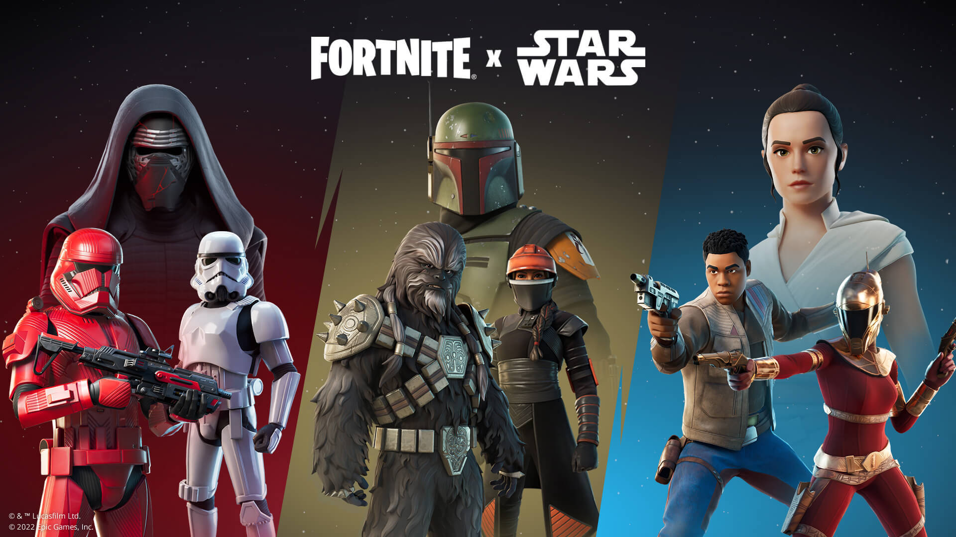 Fortnite star wars outfits
