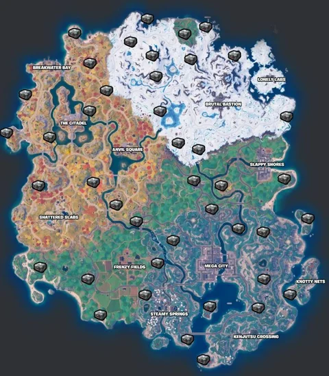 Fortnite two lock chest locations