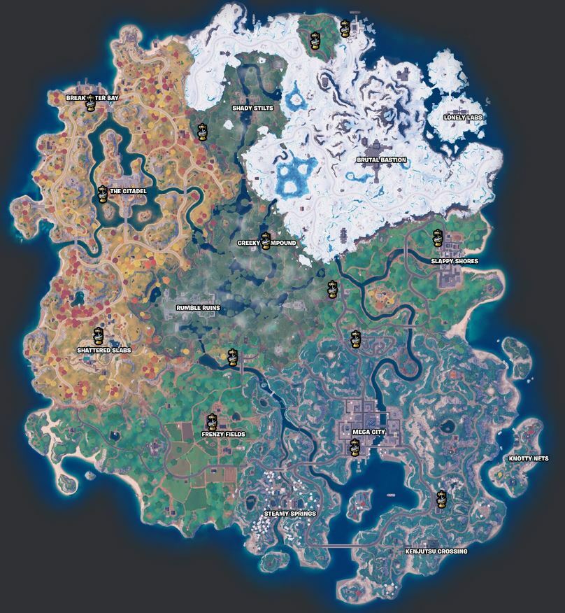 Fortnite upgrade benches chapter 4 season 3