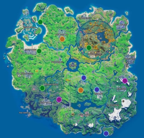 Fortnite week 10 xp coins