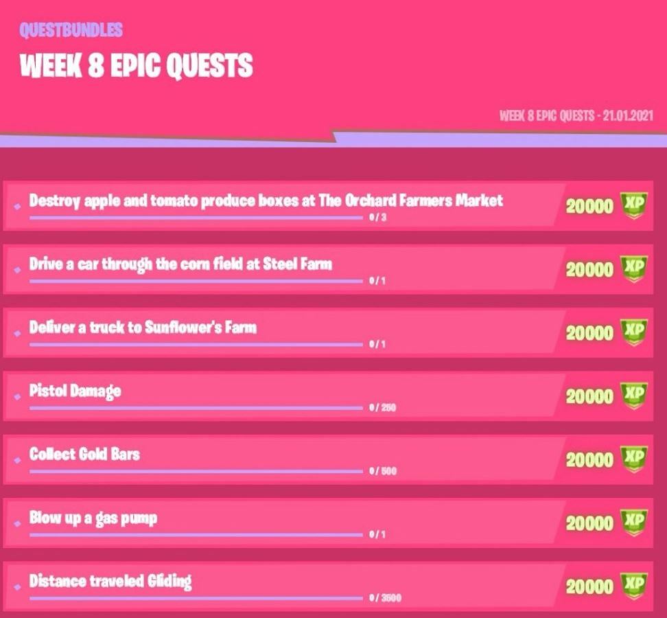 Fortnite week 8