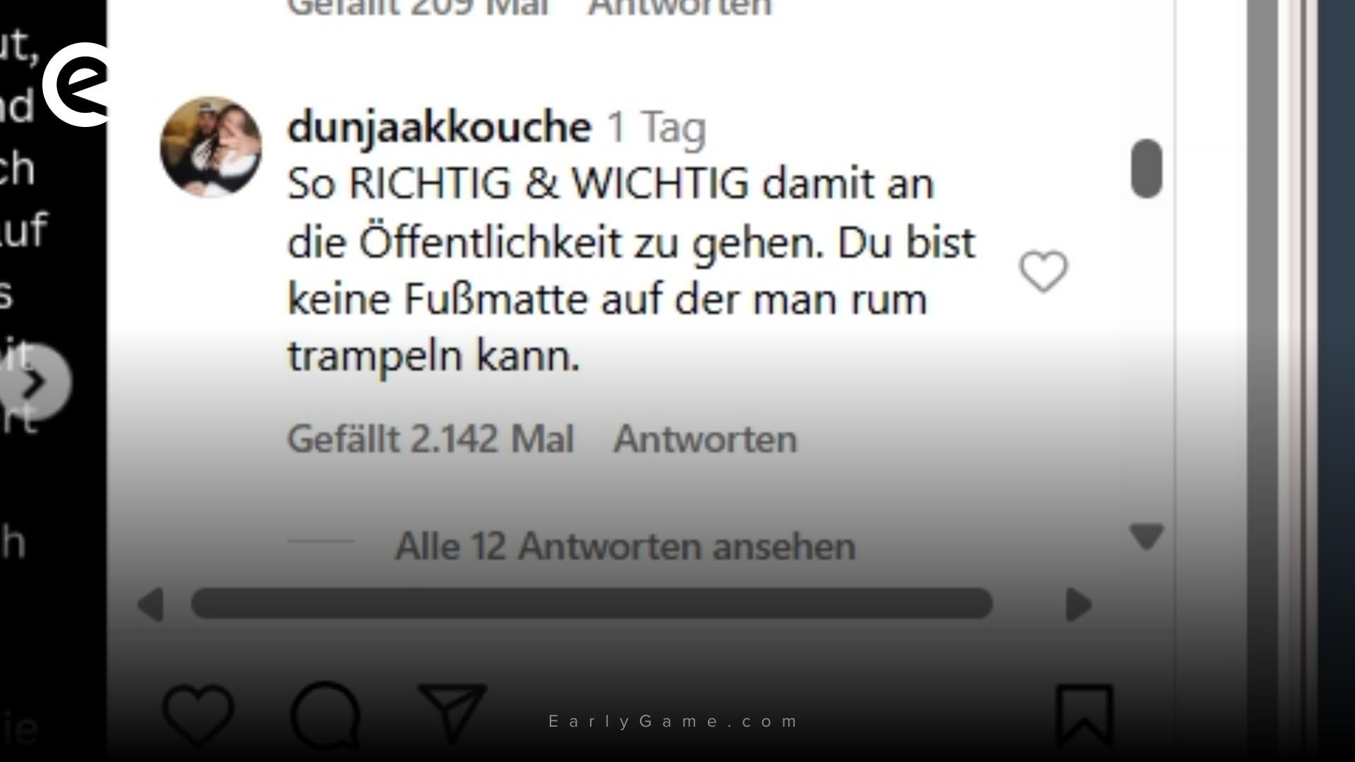 Frau samra reaktion