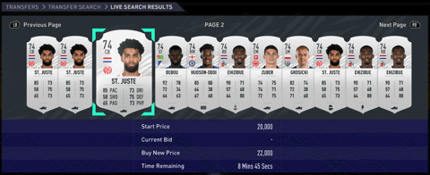 Fut 21 silver market