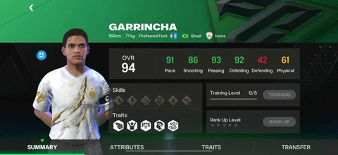 Garrincha ea fc mobile