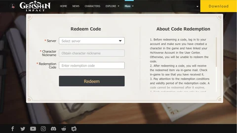 Genshin Impact Reveals 3 New Promotional Codes