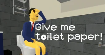 Give me toilet paper game weir toilet roll controller
