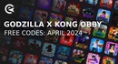 Godzilla x kong obby codes april