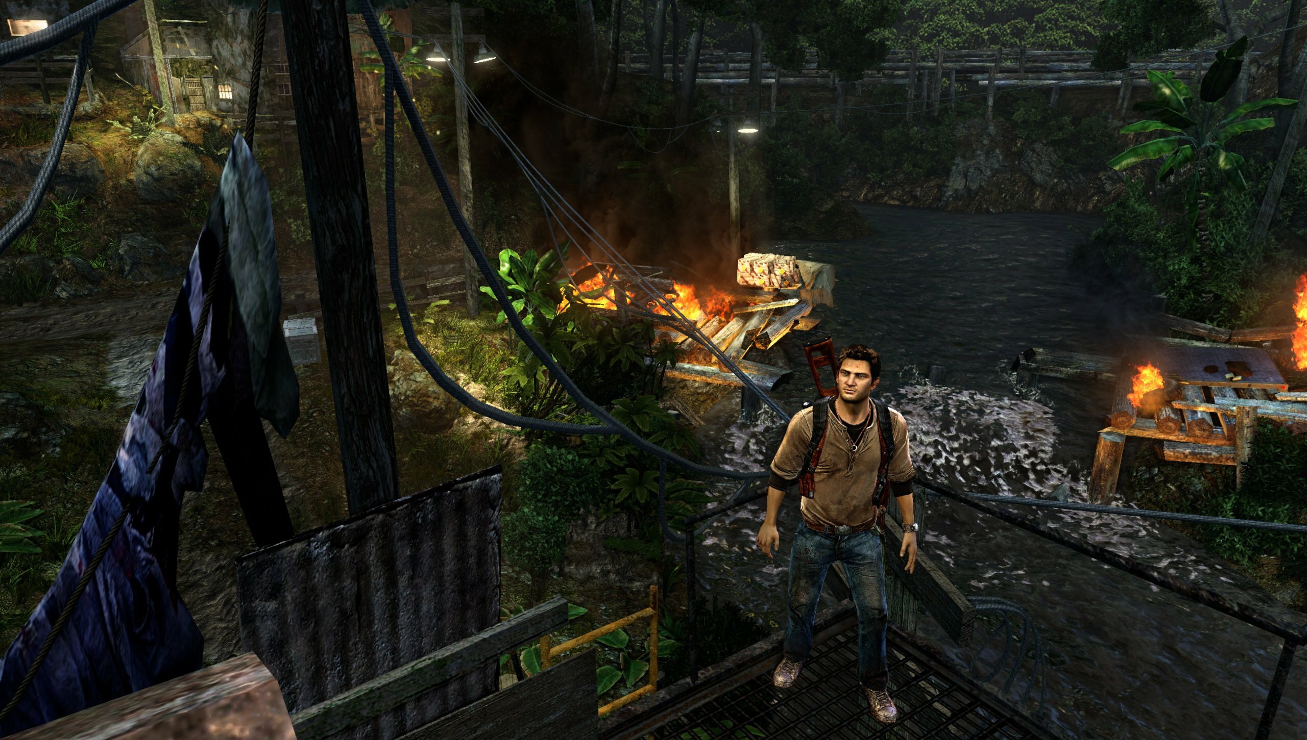 Golden abyss