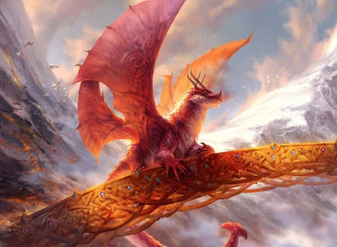 Goldspan dragon art