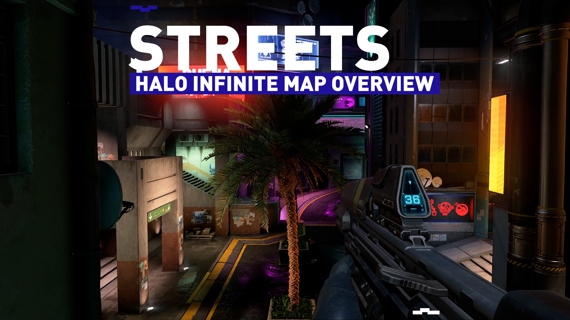 Halo Infinite Map Overview STREETS EarlyGame