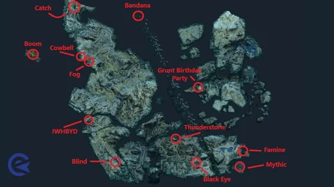 Halo infinite skull locations map