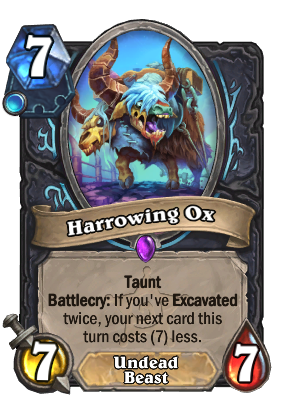 Harrowing ox