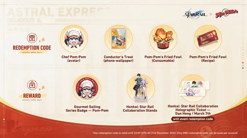 Honkai star rail event rewards