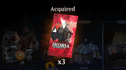 How to get 3 packs ikoria