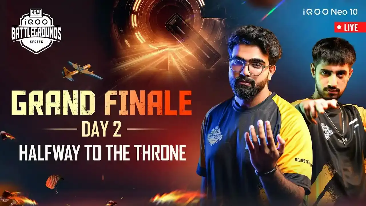 I QOO Battlegrounds Series 2025 Grand Finals Day 2 Points Table