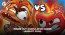 Inside out 2 simulator codes august