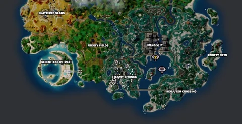 Launchpad location fortnite chapter 4 season 4 south
