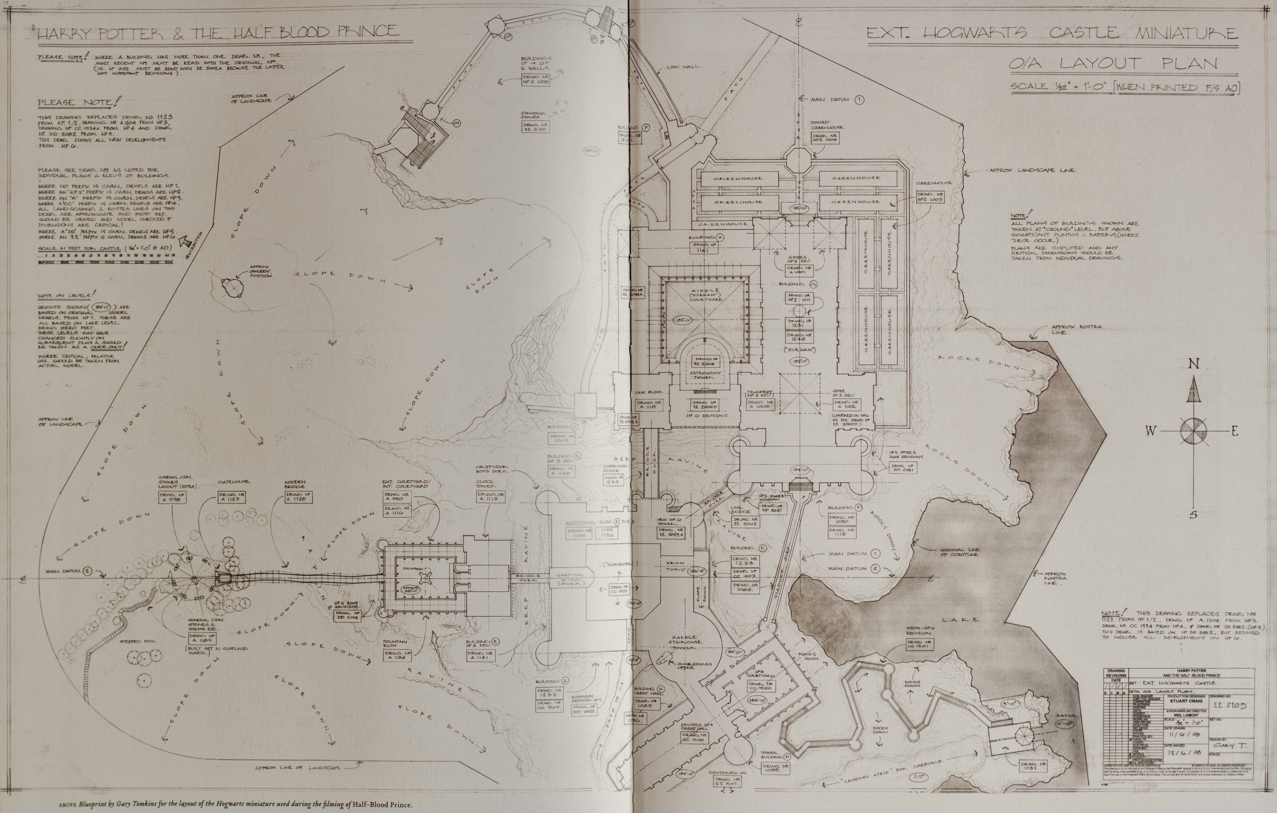 Layout of Hogwarts