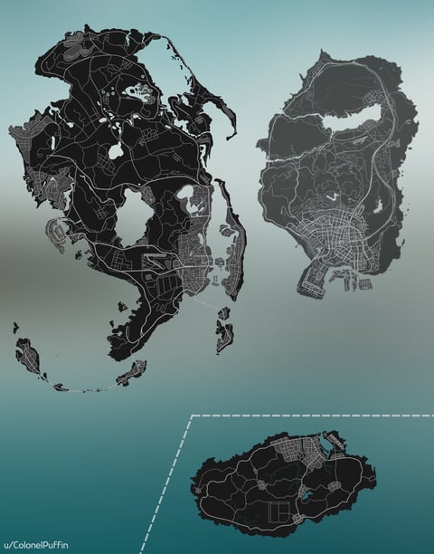Leaked GTA map