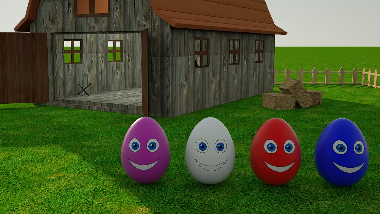 Learning colors colorful eggs