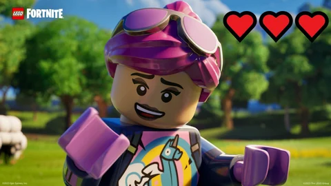 Lego fortnite how to get more hearts