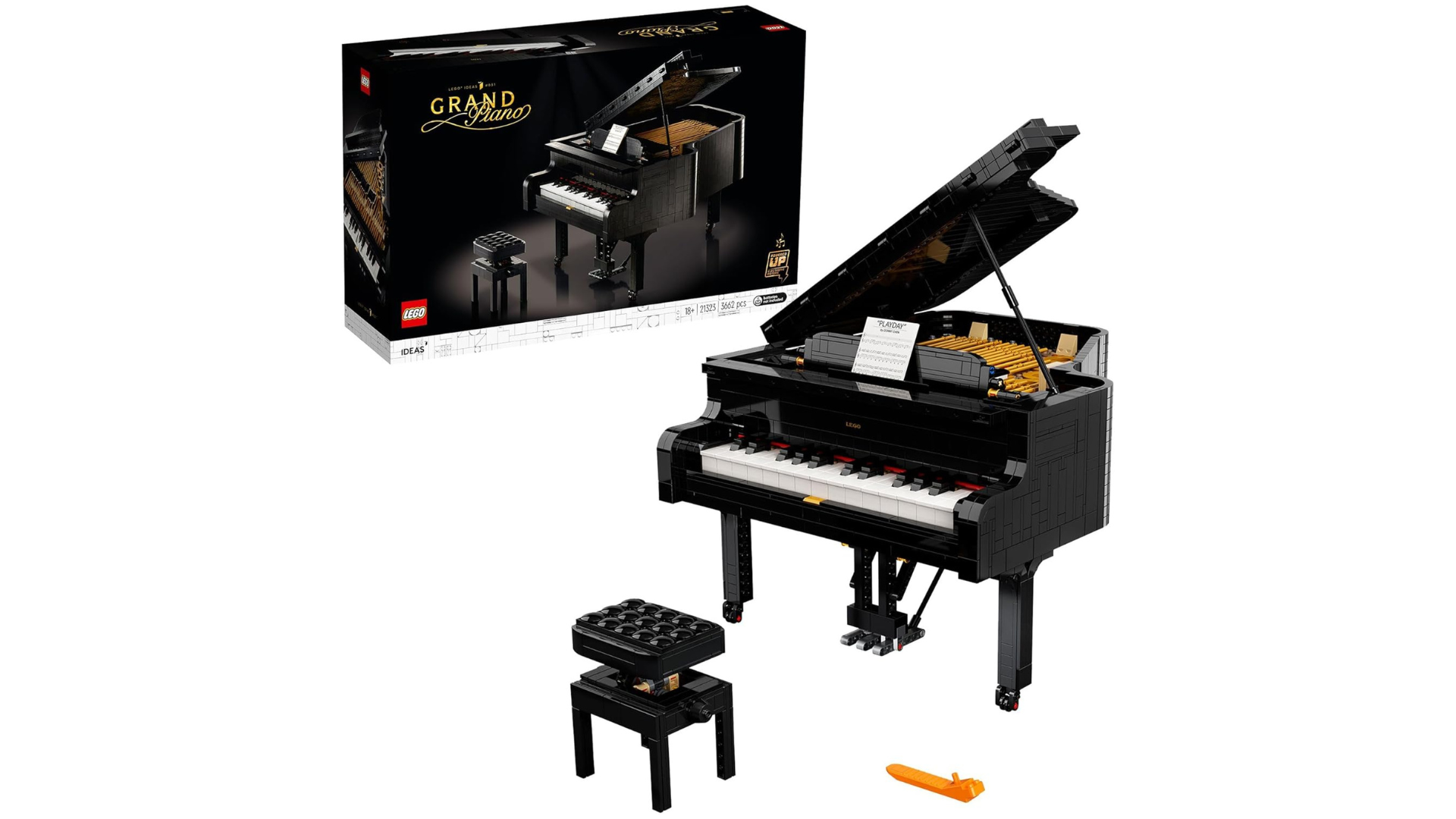 Lego van piano