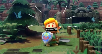 Link doesnt talk echoes of wisdom header