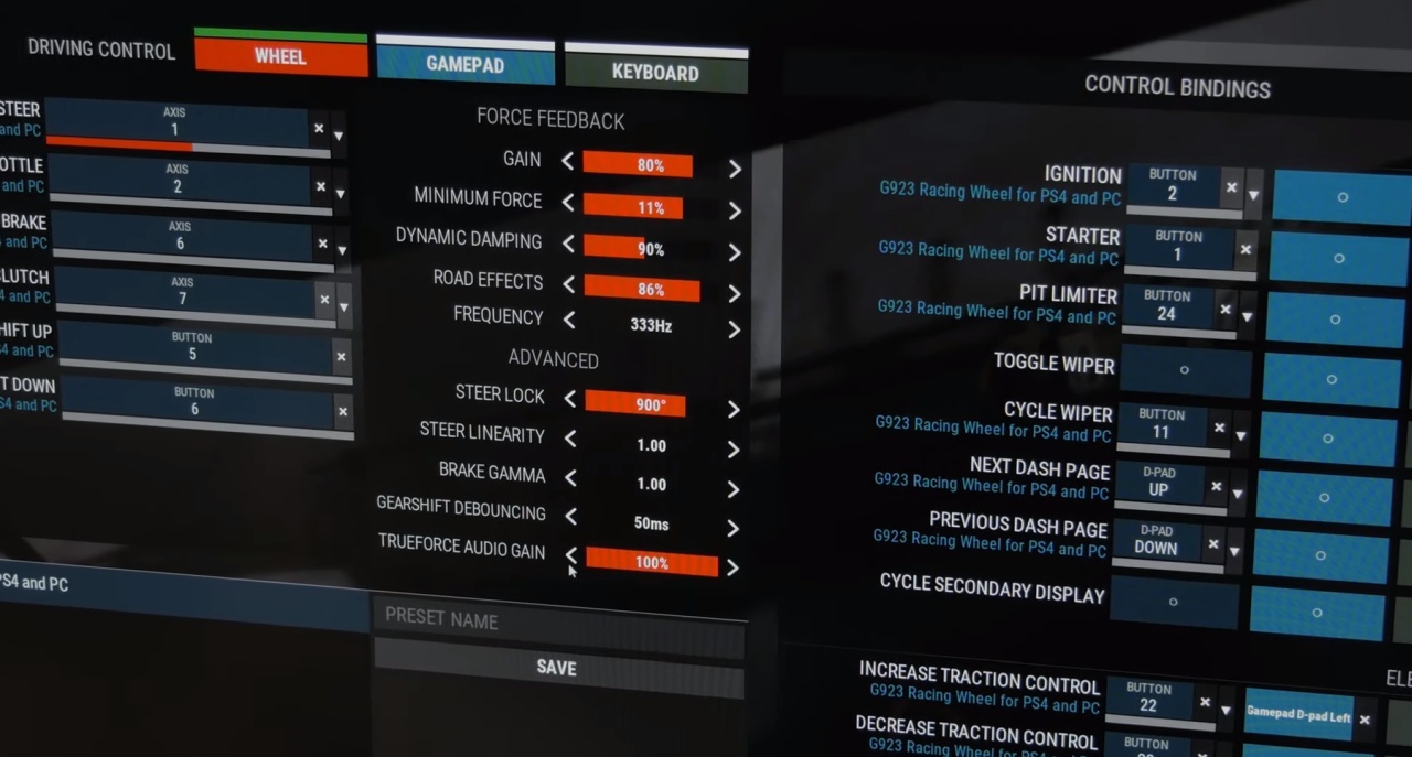 Logitech g923 assetto corsa competizione